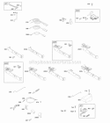 Brake Controls Governor Spring Ignition Diagram and Parts List for 10T802-0206-H1  Briggs and Stratton Engine